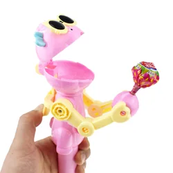 Robot à sucettes dinosaure, nouveauté, jouet créatif et délicat, mangeant des bonbons, cadeau pour la journée du poisson d'avril 