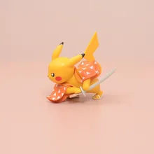 

Pikachu 9CM cross-dressing my wife Shanyi figure cos desktop toy model car decoration GK ghost slayer animation