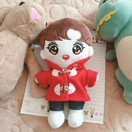 Kpop EXO Кукла Одежда Толстовка пальто брюки костюм для 20-30 см плюшевые куклы игрушка косплей подарок наряд ручной работы
