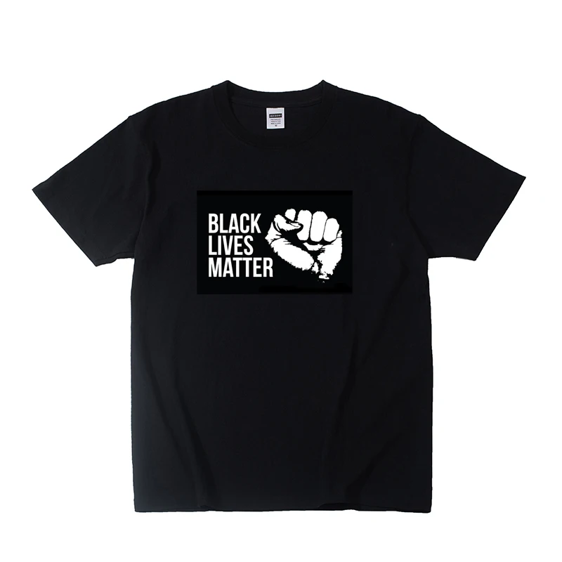 

Самодельная футболка с черной живой жизнью