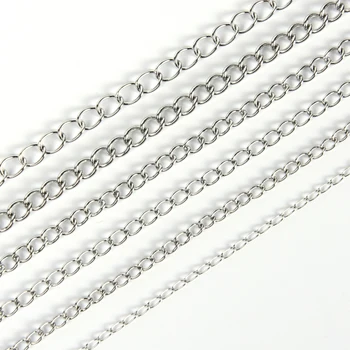 

5 Meter 0.3-0.8 mm Stainless Steel Snake Chain Findings Necklace Bracelet For Diy Jewelry Making Supplies Handmade Accessories