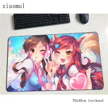 

dva mousepad 700x400x3mm gaming mouse pad big gamer mat HD pattern game computer desk padmouse keyboard Adorable play mats