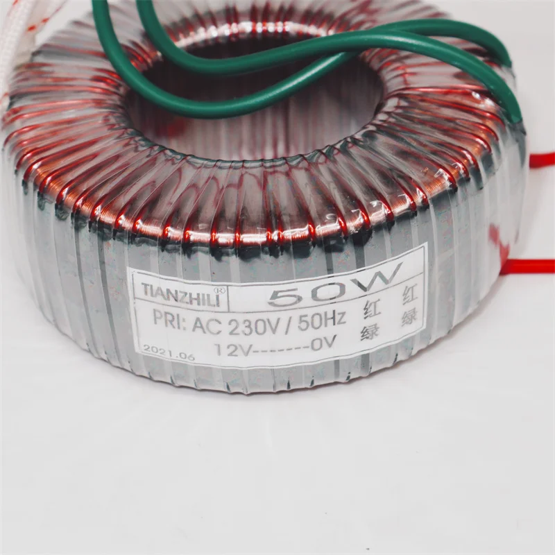excellent 50W AC 12V 15v 24v pure copper transformer | Электроника