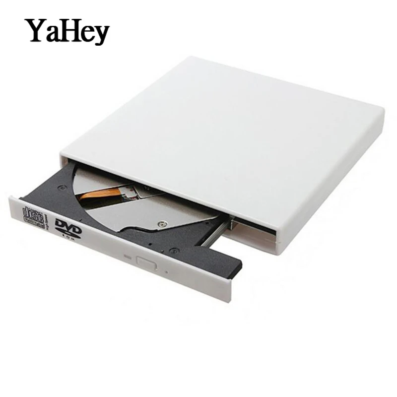 YAHEY Портативный USB 2,0 комбинированный проигрыватель компакт-дисков RW записывающийся-компьютер внешний оптический диски DVD Встроенная память DVD плеер для ноутбука Windows7/8/10 - Цвет: cd burner