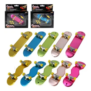 

1 Set High Quality Cute Party Children's Mini Finger Board Fingerboard Alloy Skateboard Boarding Toy Gift