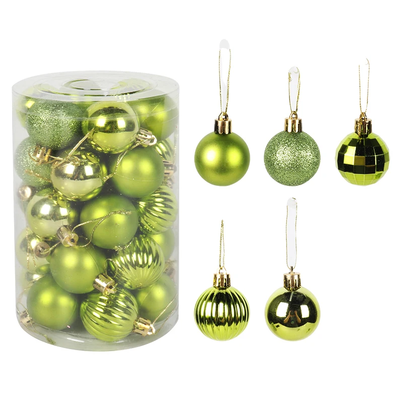 Assorted Color Christmas Balls Christmas Tree Ornaments Balls xmas decorations Hanging Tree Pendants New Year 2021 Gift Noel