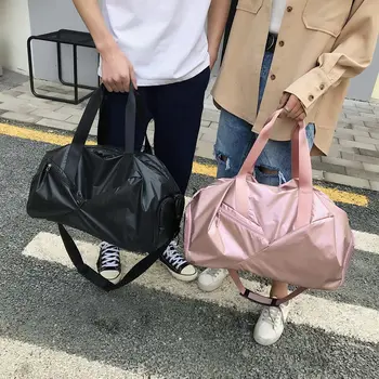 

2020 new fitness bag female yoga shoulder bag training bag travel hand luggage bag luggage bag