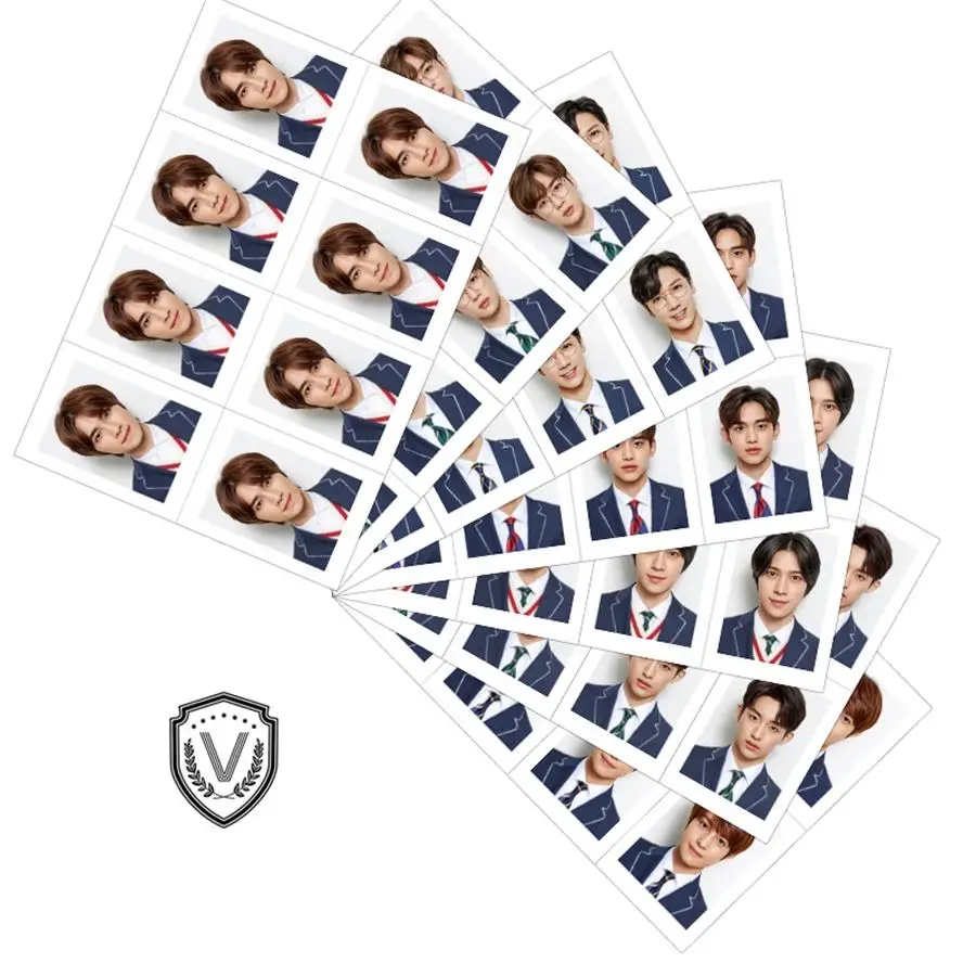 Kpop NCT Wayv коллективные карты Winwin Ten школа ID фото форма Фотокарта Yangyang Xiaojun карты 8 шт./лист