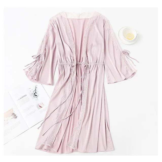 Sexy-Bridesmaid-Short-Satin-Bride-Robe-Lace-Kimono-Women-Sleepwear-Summer-Female-Bathrobe-Lingerie-Clothes-Home.jpg_640x640 (2)