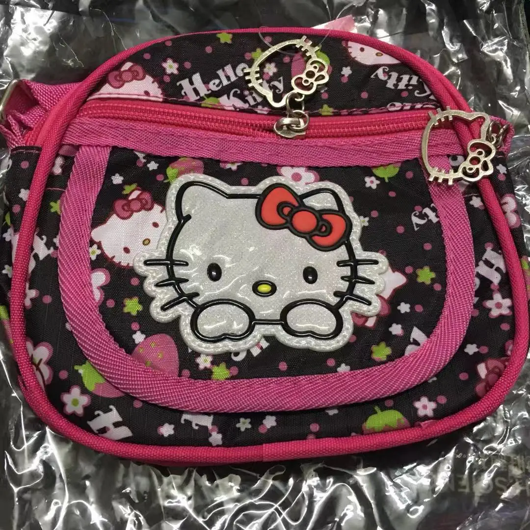 Hello kitty/Повседневная сумка на плечо для девочек; модные водонепроницаемые детские сумки; сумка для монет