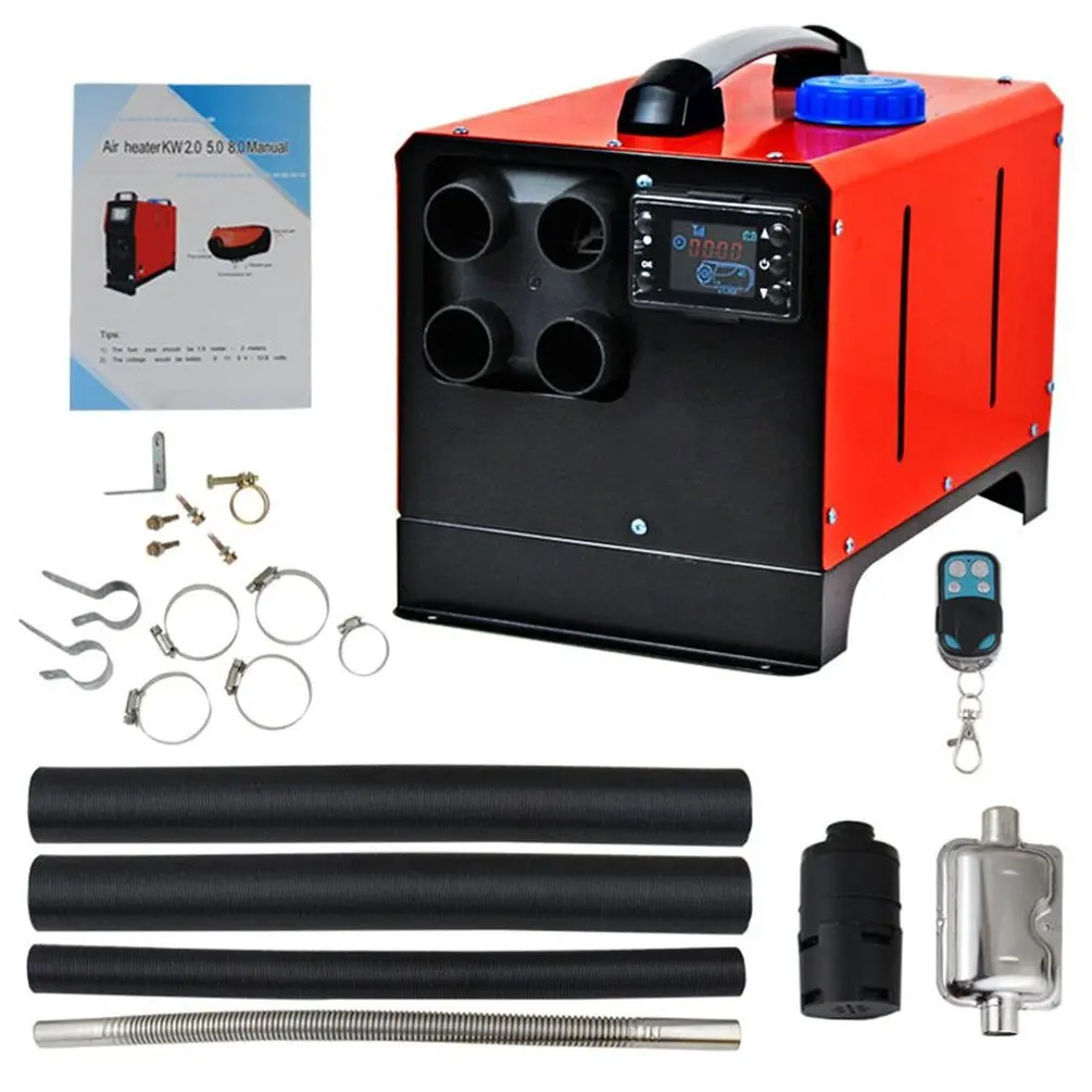 

Portable All-In-One Lcd Remote Control Heater Parking Fuel Air Heater Fuel Heater Car Truck Diesel Heater Air Heater