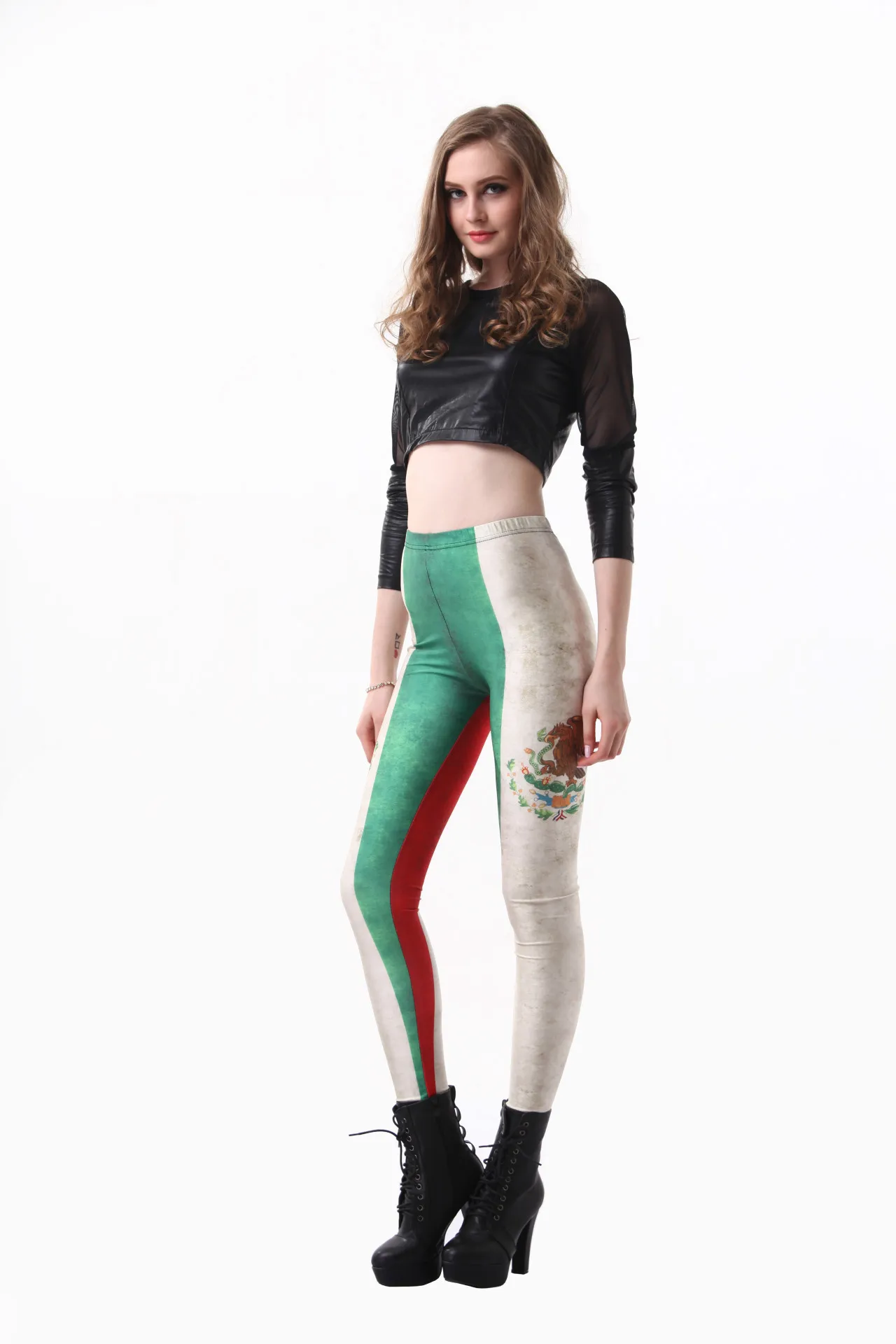 New Design Women Legging Trees Printing Blue Fitness Leggings Fashion High Waist Woman Pants