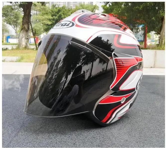 Arai R3 шлем мотоциклетный шлем с открытым мотокроссом размер шлема: S M L XL XXL, Опционный трехцветный объектив 26