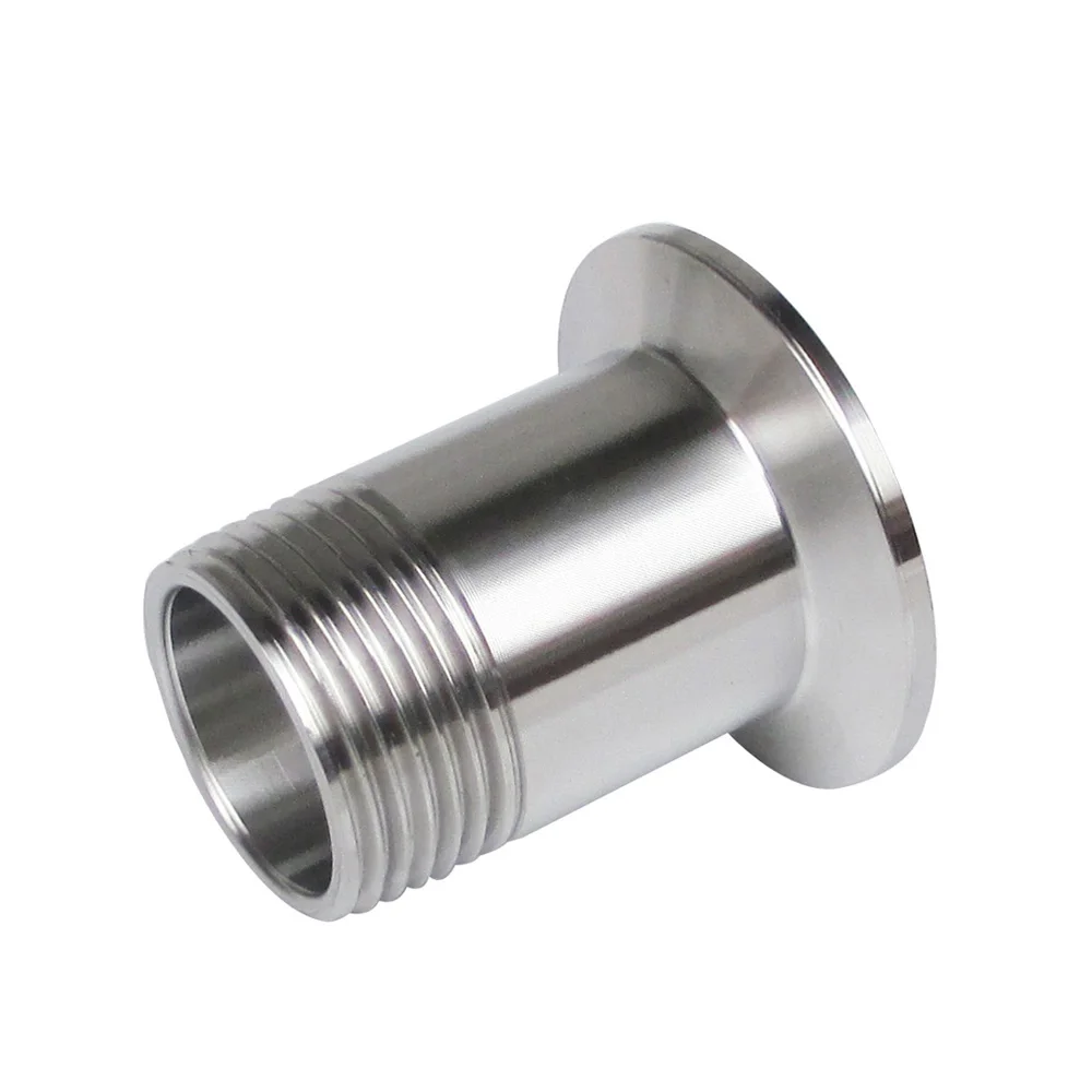 1/2 ''DN15 2'' DN50 BSP 304 нержавеющая сталь санитарный тройной зажим наконечник