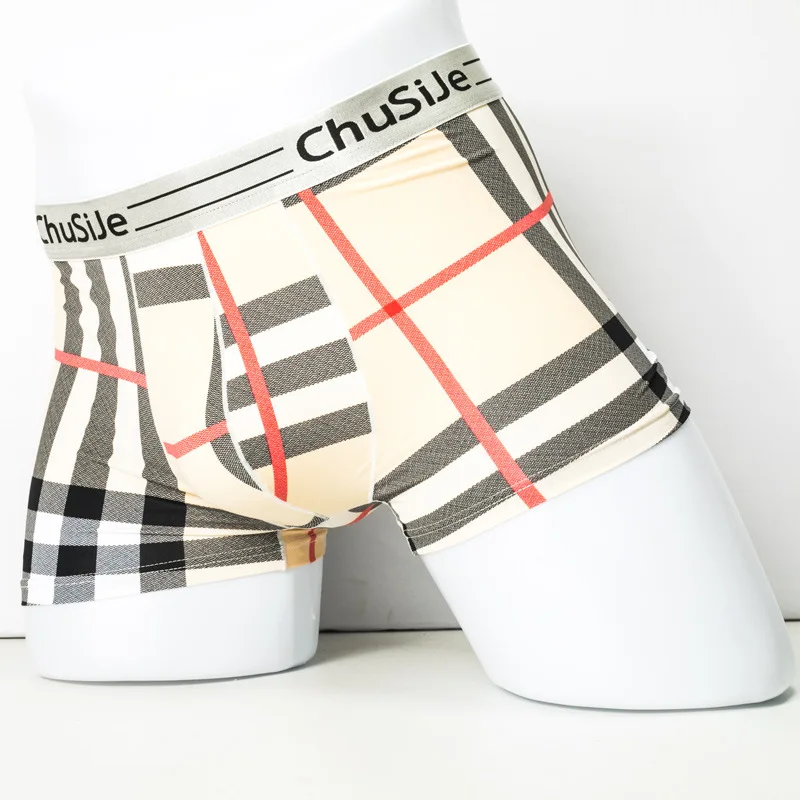 Men Underwear Men Boxer Printing U Penis Pouch Sexy Underpants Cueca Pants Trunks Boxer Shorts Gay Male Panties