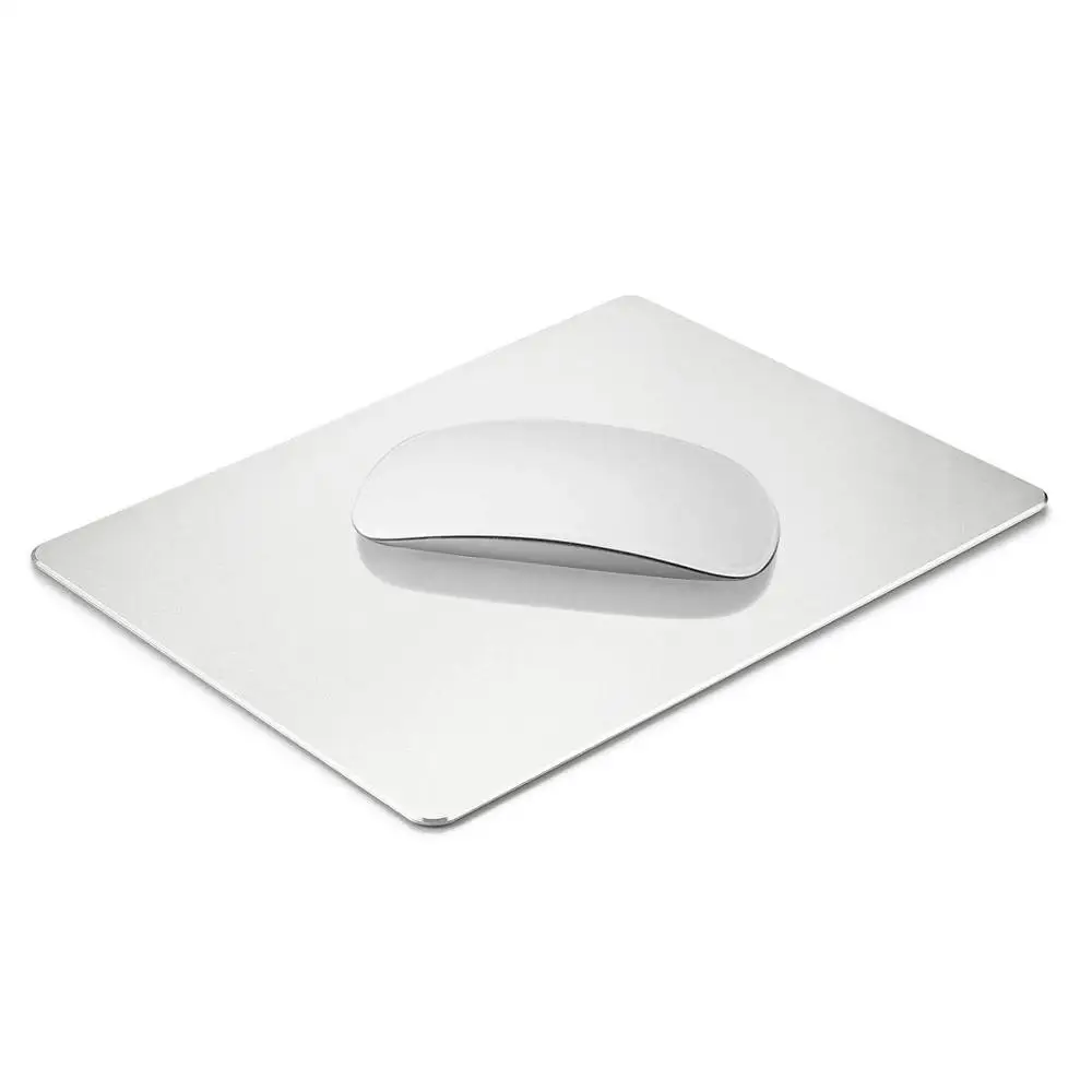 

Fanshu Mouse Pad Gamer dota 2 Aluminum Metal Desk Gaming Mousepad with Smooth Edges Frosted Round Surface for Mac ipad imac PC