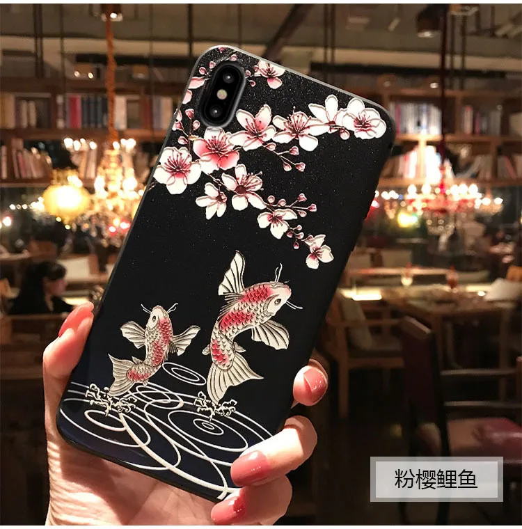 E Для Xiaomi mi 9 9SE CC9 A3 Lite 9T 8 SE mi x 3 5G 2s Red mi K20 Pro Note 8 Pro 10 чехол рельефный 3D рельефный мягкий чехол с защитой от царапин - Color: E