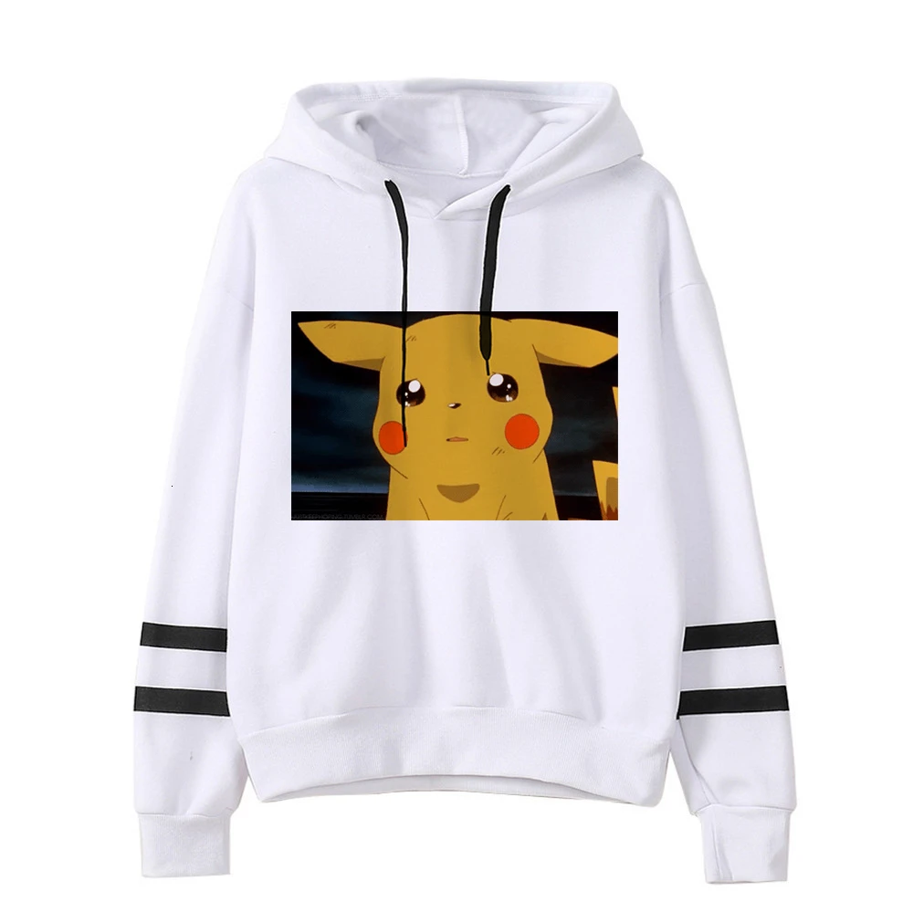 Pokemon Detectiv куртка Пикачу с капюшоном Женская забавная Pika Kawaii толстовка женская одежда женские Пуловеры мультфильм японский корейский для мужчин - Цвет: 2621