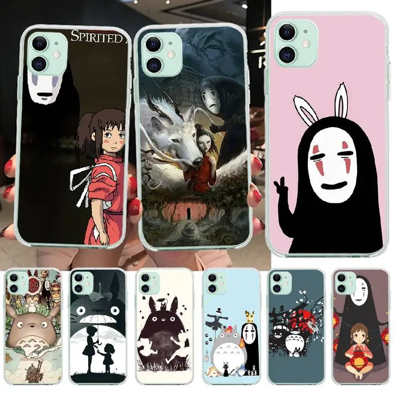 Чехол с рисунком Аниме Миядзаки для iPhone 11 pro XS MAX 8 7 6 6S Plus X 5S SE XR|Бамперы| |