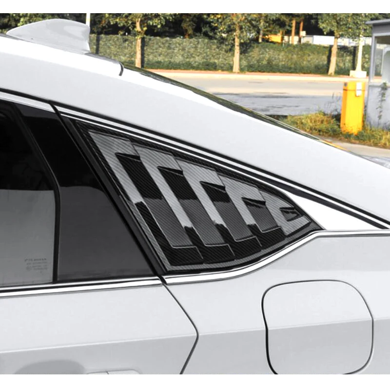 

1 Pair Carbon Fiber Style Car Covers Car Rear Quarter Panel Side Vent Window Louver For Honda Accord sedan 10th 2018 2019