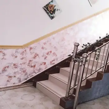 

Baseboard 3D Three-dimensional Wall Sticker Self-adhesive Border Line Waterproof TV Wallpaper Wall Wallpaper Background Q2M4