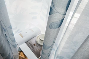 blue tulle ZISIZ современные печатные тепловые затемненные занавески s для гостиной, спальни, оконные занавески, плотные занавески, s обработка - Цвет: blue tulle