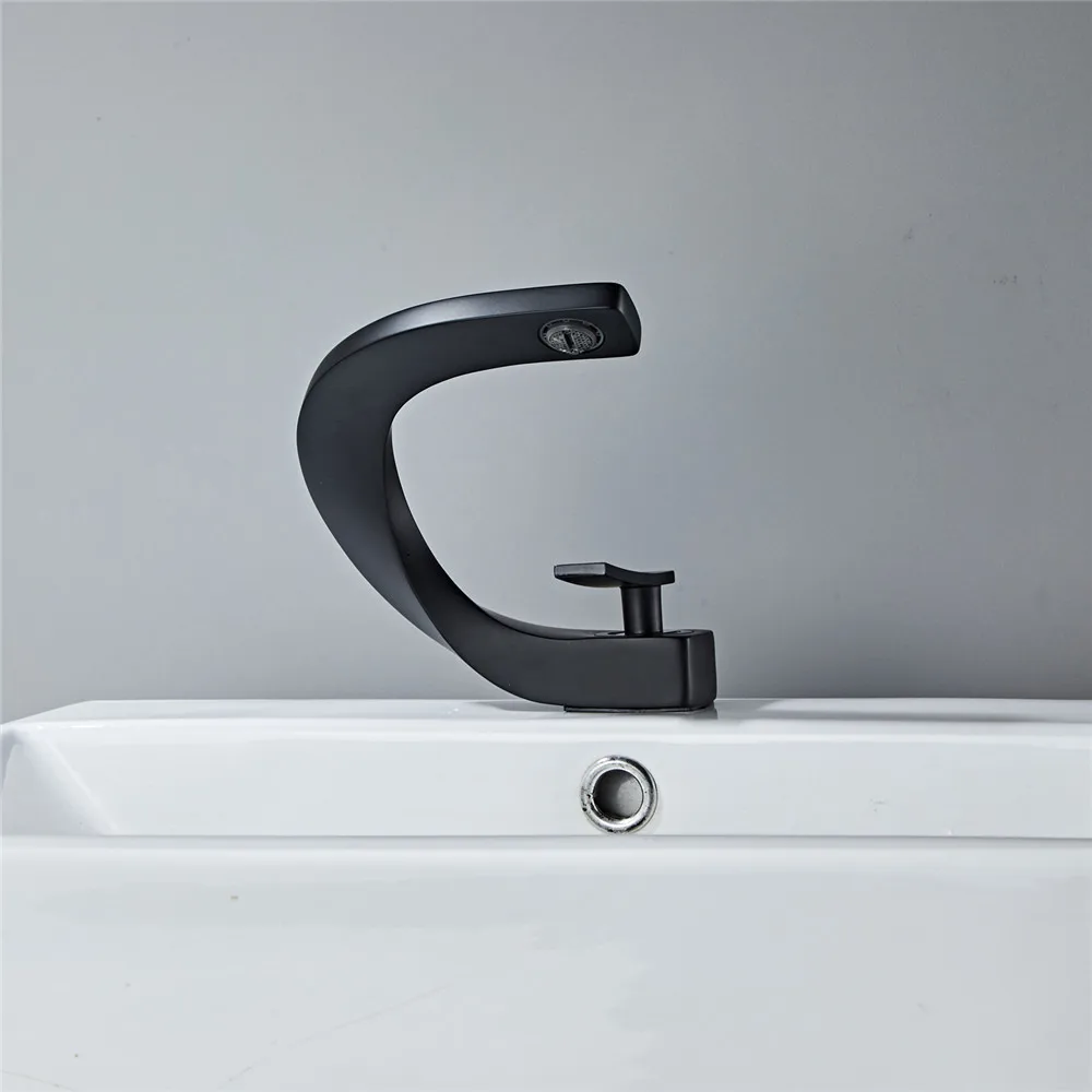 Yadianna Bathroom Washbasin Basin Black Faucet Split Type Hot and Cold Water Three-Hole Basin Copper Faucet Beautiful Practical Yadianna Bathroom Washbasin Basin Black Faucet Split Type Hot and Cold Water Three-Hole Basin Copper Faucet Beautiful Practical