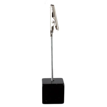 

Wire Memo Holder Paper Note Clip (Black)