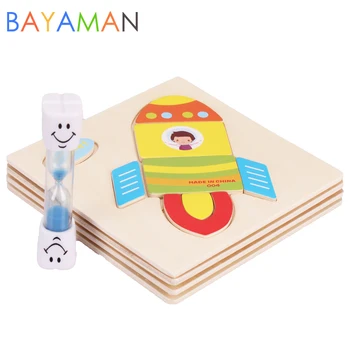 

Memory training wooden 3D Puzzle Jigsaw Cartoon Animal Puzzles Wooden Toys for Children Intelligence Educational Toy