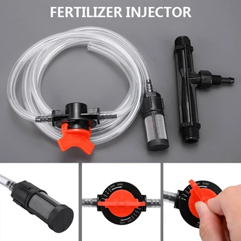 

1/2 Inch Male Thread Automatic Venturi Fertilizer Injectors Kits Tube Water Flow Control Garden Water Connectors