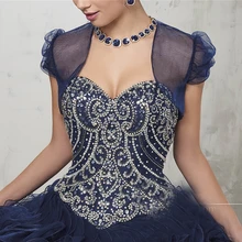 Темно-синее платье Vestido Robe De BalL; милое 16 платье с пиджаком с милым вырезом; vestido de 15 anos vestidos de quinceaneras