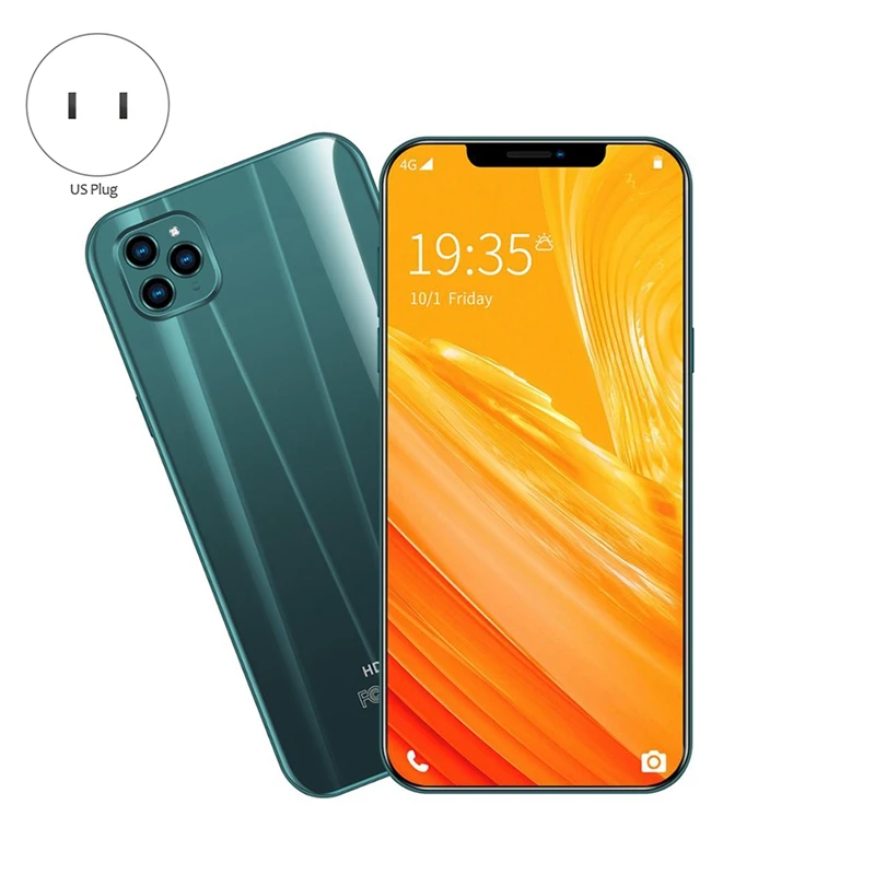  6.3 Inch I12 Pro HD Screen 1GB RAM 16GB ROM Android 9.1 Smartphone Mobile Phone US Plug