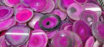 

5pcs 50-90mm pink red Agate Gemstone Coaster Geode Wedding Crystals Placecards Agate Slices Wholesale Slabs freefrom coin Stone