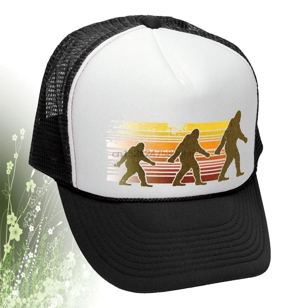 SASQUATCH WALKING-смешной Ретро винтажный стиль-унисекс взрослый Дальнобойщик Кепка Регулируемая сетчатая Кепка