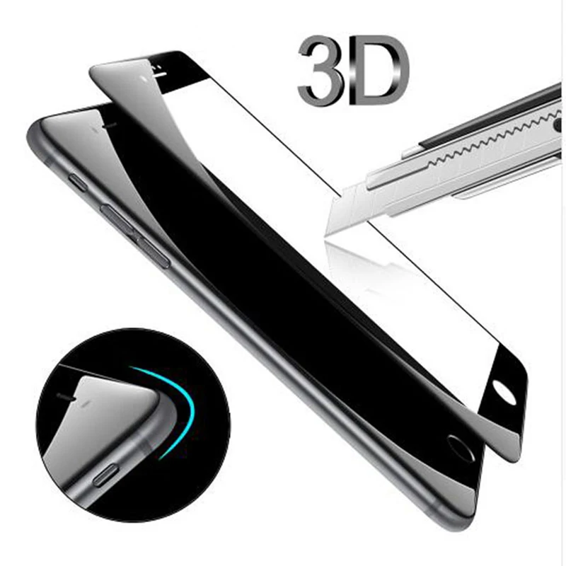 3D Покрытие Закаленное стекло для iphone 7 6 6s 8 plus стекло iphone 7 8 6X11 Pro Max защита экрана стекло на iphone 7 plus