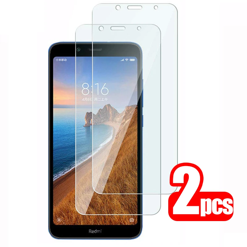 phone glass protector 2Pcs Tempered Glass For Xiaomi Redmi 7A Glass Screen Protector Xaomi Redmi7A 7 A Note 11 10 Pro 8 9 A C S Armor Protective Film best phone screen protector
