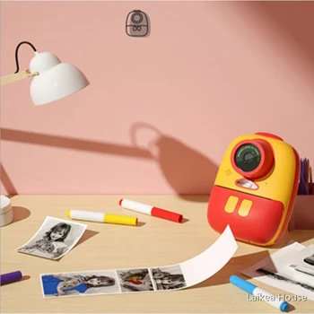 

Sports Photography Camera Childrens Instant Printing SLR Dual Lens Digital Camera Mini Toy With 32G Memory Card Brithdays Gift