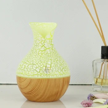

New Electric Humidifier Aroma Oil Diffuser Ultrasonic Light Wood Grain
