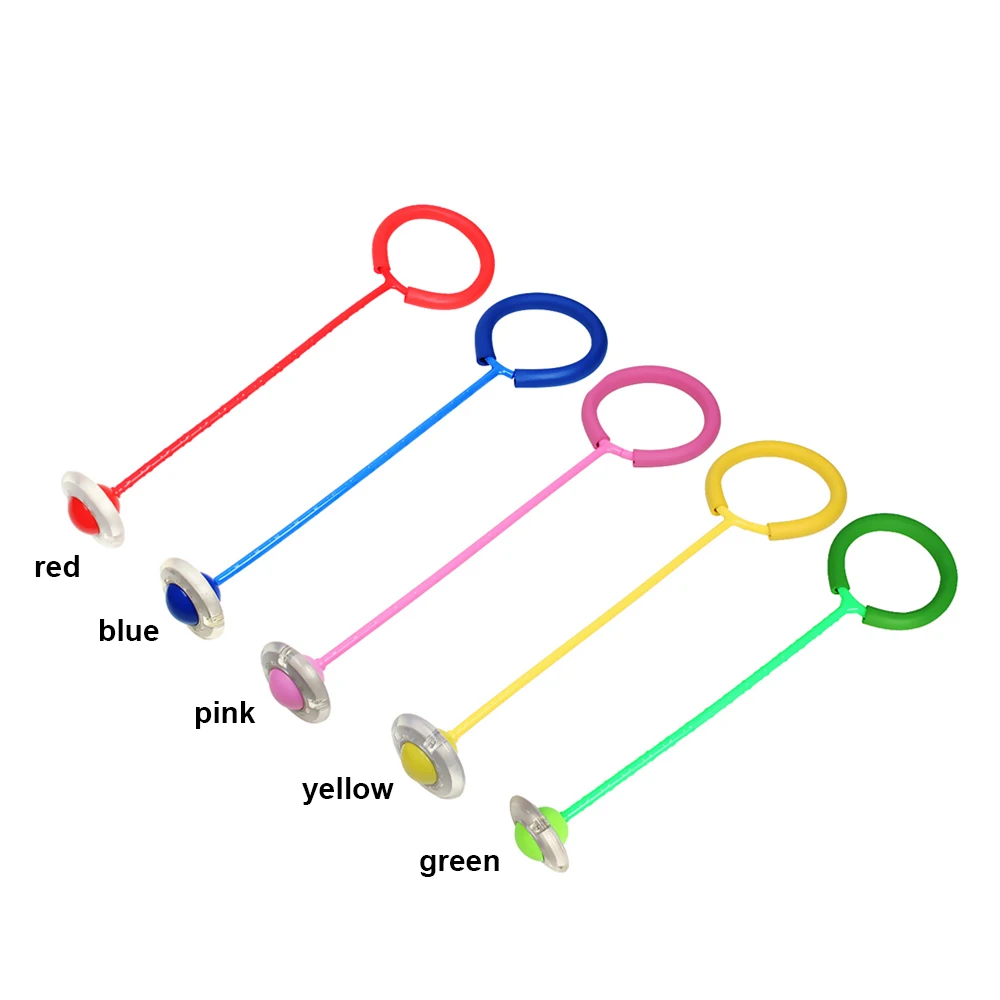 Детские забавные прыгающие шарики шарик Скакалка с мигающей ногой скакалка