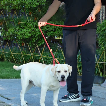 

1.8m Dog Leash P Chain Slip Collar pet Walking Leads Dog Outdoor Leash puppy pet Traction Hemp rope For small Medium Large Dogs