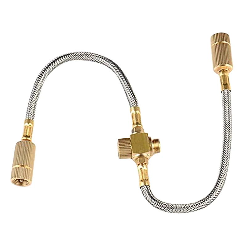 

Universal Propane Regulator Replacement Tank Connecting Pipe with Hose for Gas Grill Heater Stove Accessories Splitter