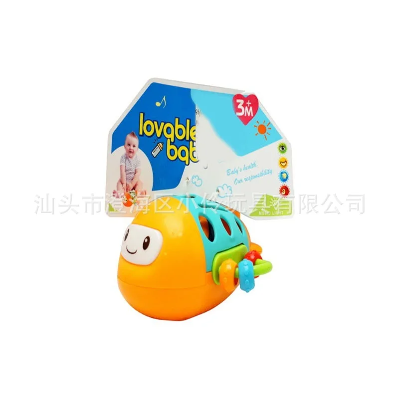 

Baby Teether Toy Baby Soft Silcone Rattle Grip Molar Infants 0-1-Year-Old Children'S Educational Toy