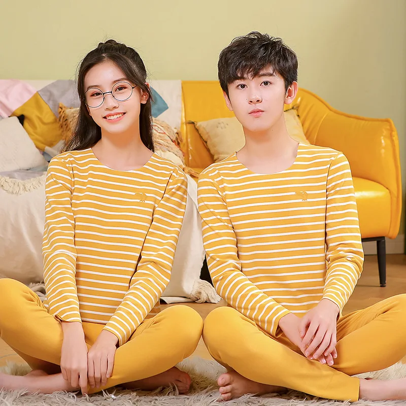 Teen Boys Girls Underwear Set Autumn Winter Cation Pajamas Kids 37&deg; Constant Temperature Thermal Underwear Clothes 12 13 14 Year