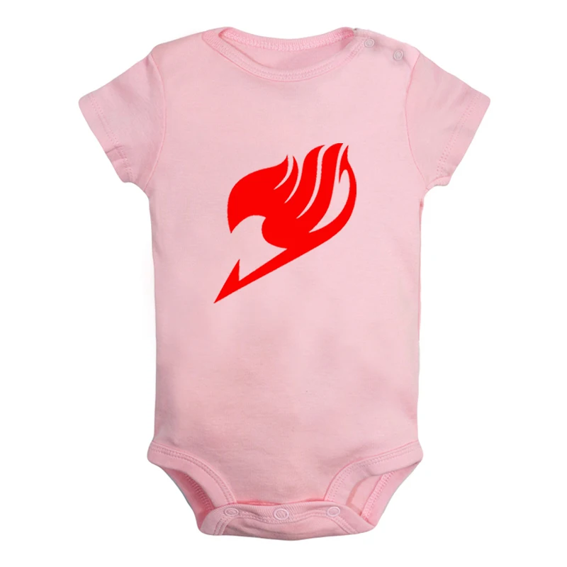 Fairy Tail(Guild) Symbol One Tail of a Whale/Одежда для новорожденных мальчиков и девочек Комбинезон с принтом, боди для младенцев хлопковые комплекты - Цвет: JcBaby719PD