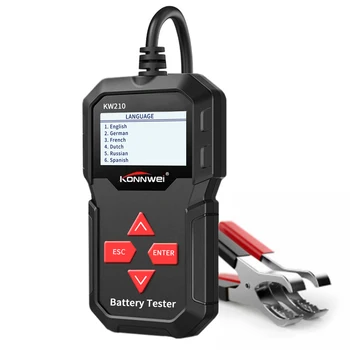 

KONNWEI KW210 Battery Tester 12V Auto Battery Analyzer Automatic Smart Check Color Screen Support 10 Languages