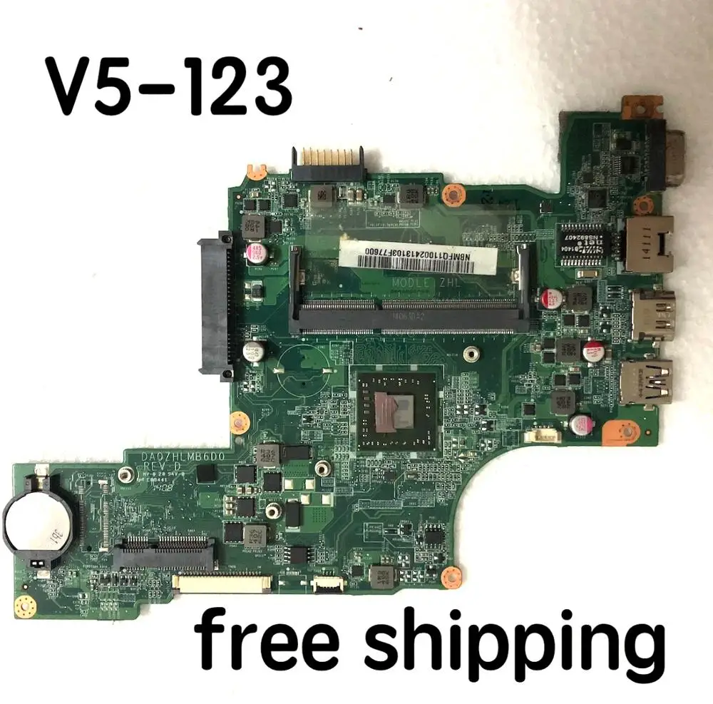 Материнская плата для ноутбука ACER V5-123 DA0ZHLMB6D0 материнская 100% протестирована