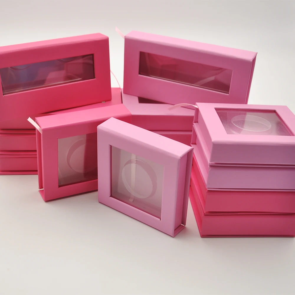 

bulk 10/pack Wholesale False Eyelash Packaging Box lash boxes packaging Custom Logo print name faux mink lash square Empty Case