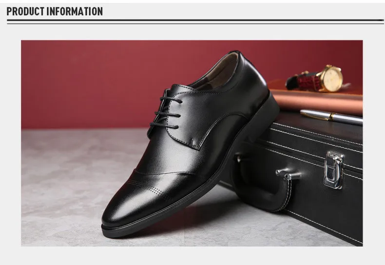 Размеры 37-47; кожаные туфли; удобные мужские деловые туфли в деловом стиле; Мужская официальная обувь;#718