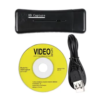 

USB 2.0 HDMI 1080P Video Capture Converter Monitor Adapter for Computer With Software CD GT
