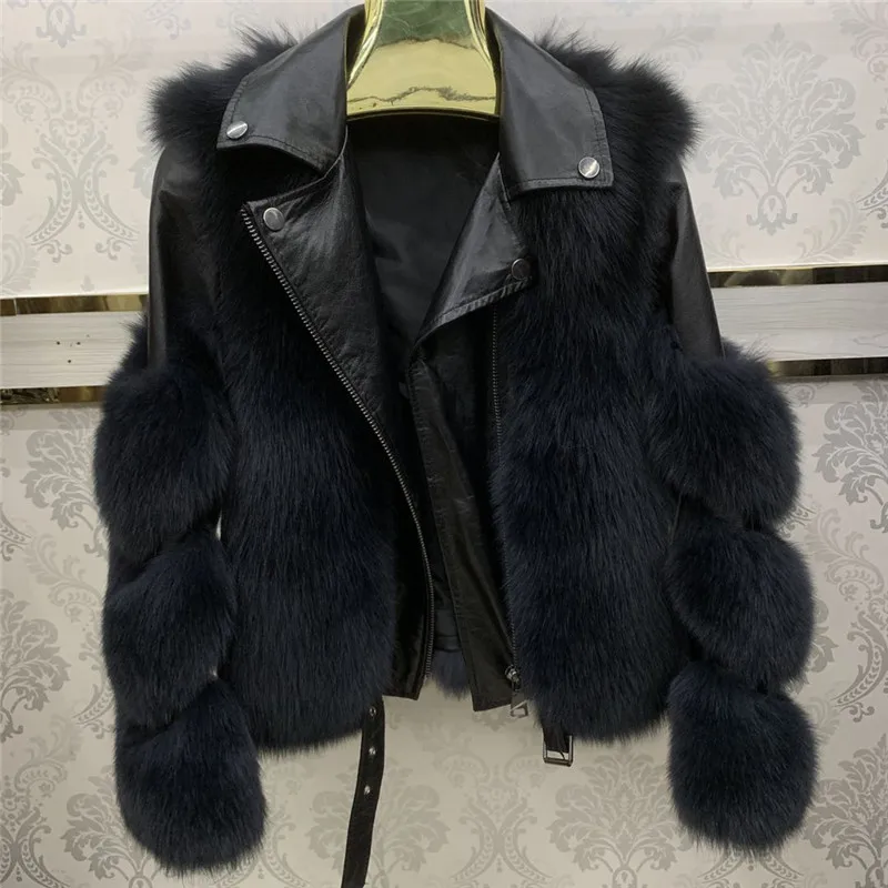 2020 Fashion Hot Real Fur Coat Vest Winter Jacket